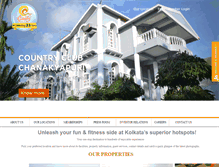 Tablet Screenshot of countryclubkolkatta.com